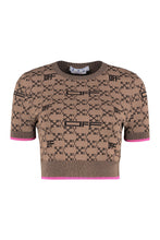 Carica l&#39;immagine nel visualizzatore di Gallery, All-over logo knitted t-shirt
