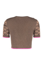 Carica l&#39;immagine nel visualizzatore di Gallery, All-over logo knitted t-shirt
