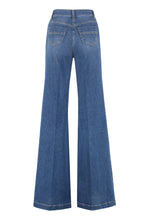 Load image into Gallery viewer, Denim flared pants
