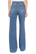 Load image into Gallery viewer, Denim flared pants
