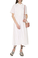 Load image into Gallery viewer, Lace inserts cotton dress
