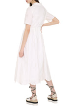 Load image into Gallery viewer, Lace inserts cotton dress
