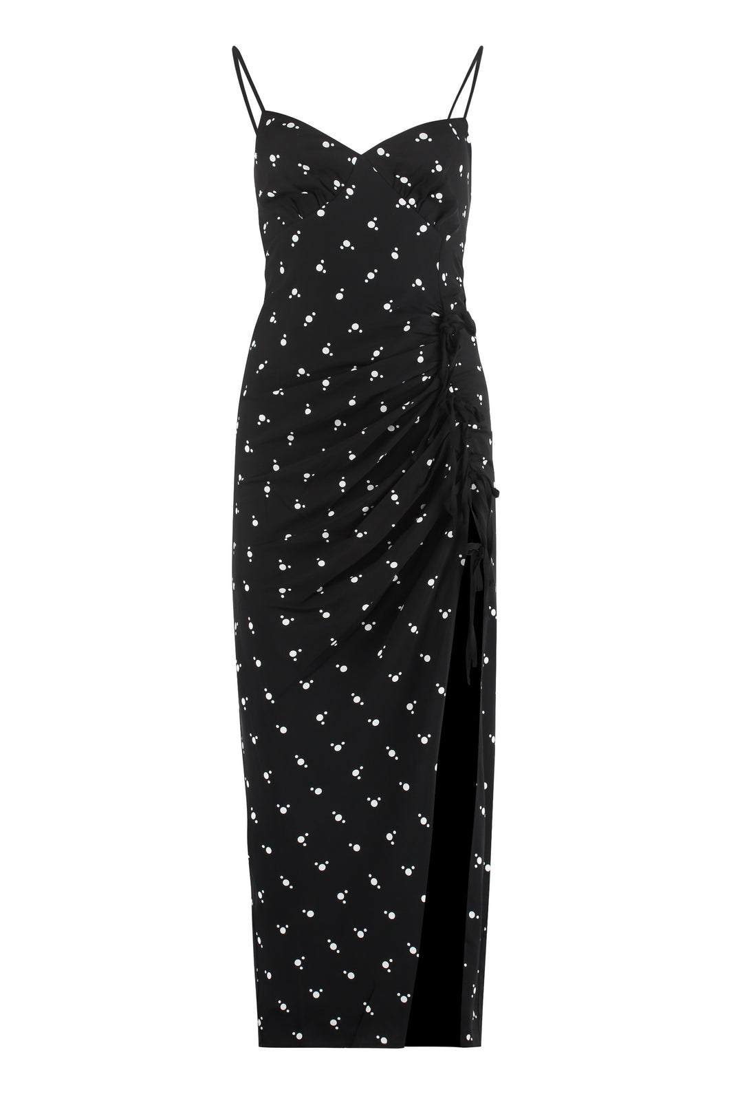 Polka-dot motif dress