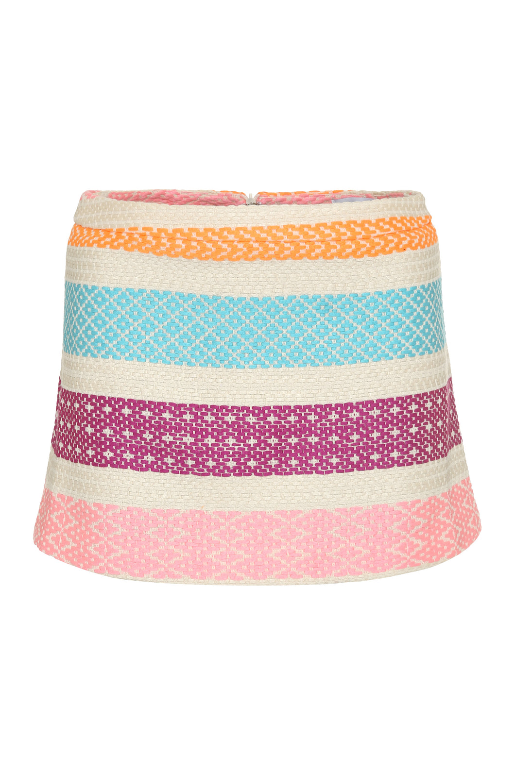 Striped mini skirt