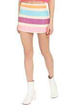 Carica l&#39;immagine nel visualizzatore di Gallery, Striped mini skirt
