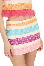 Carica l&#39;immagine nel visualizzatore di Gallery, Striped mini skirt
