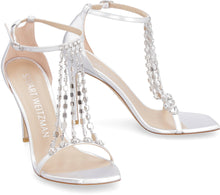Load image into Gallery viewer, Stardust metallic leather sandals
