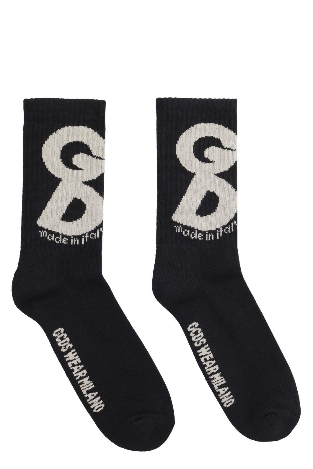 Logo detail sport socks