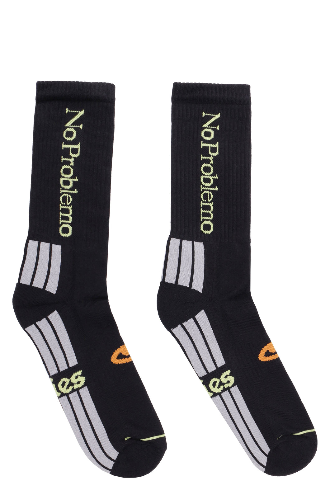 Logo cotton blend socks