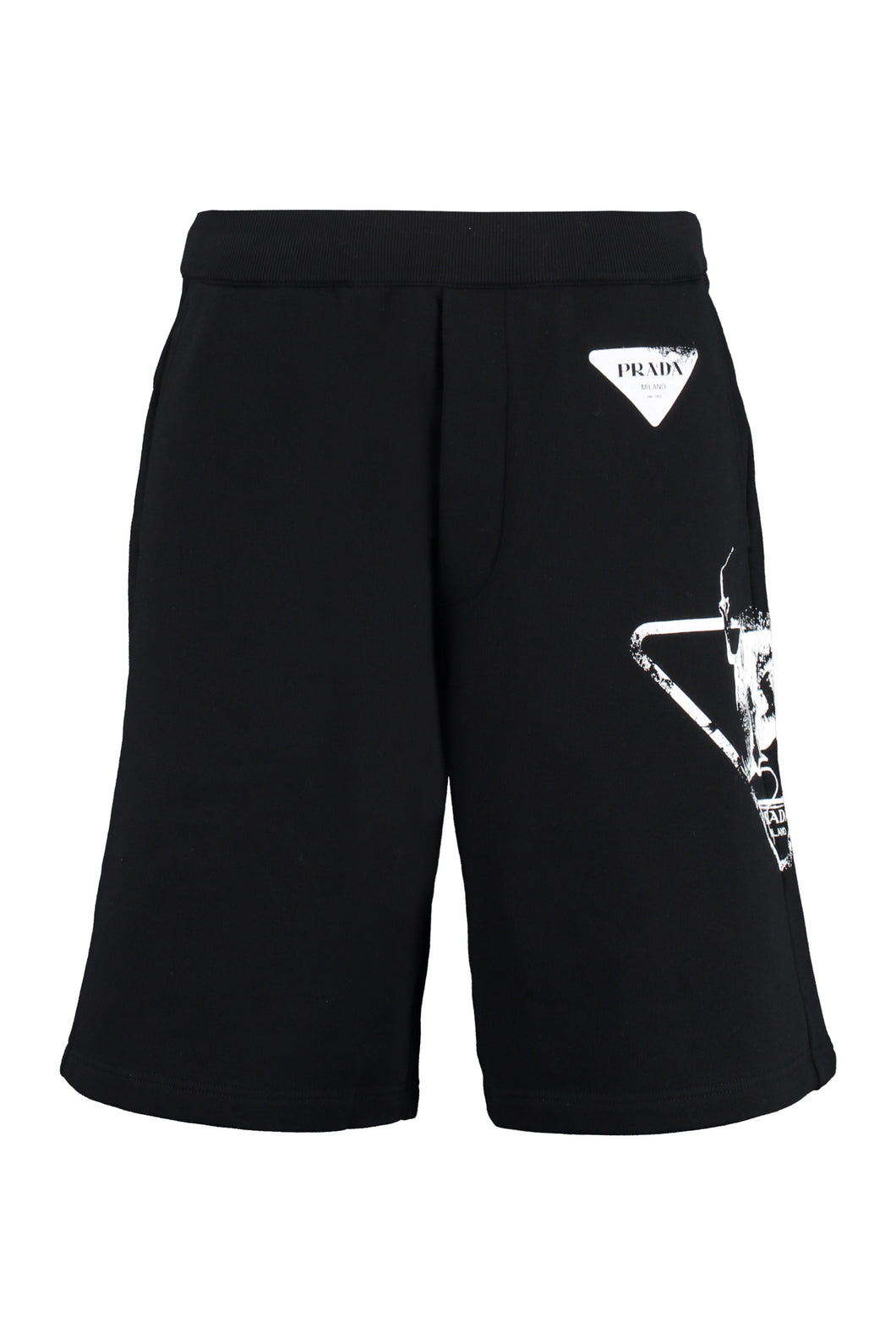 Logo print sweatshorts