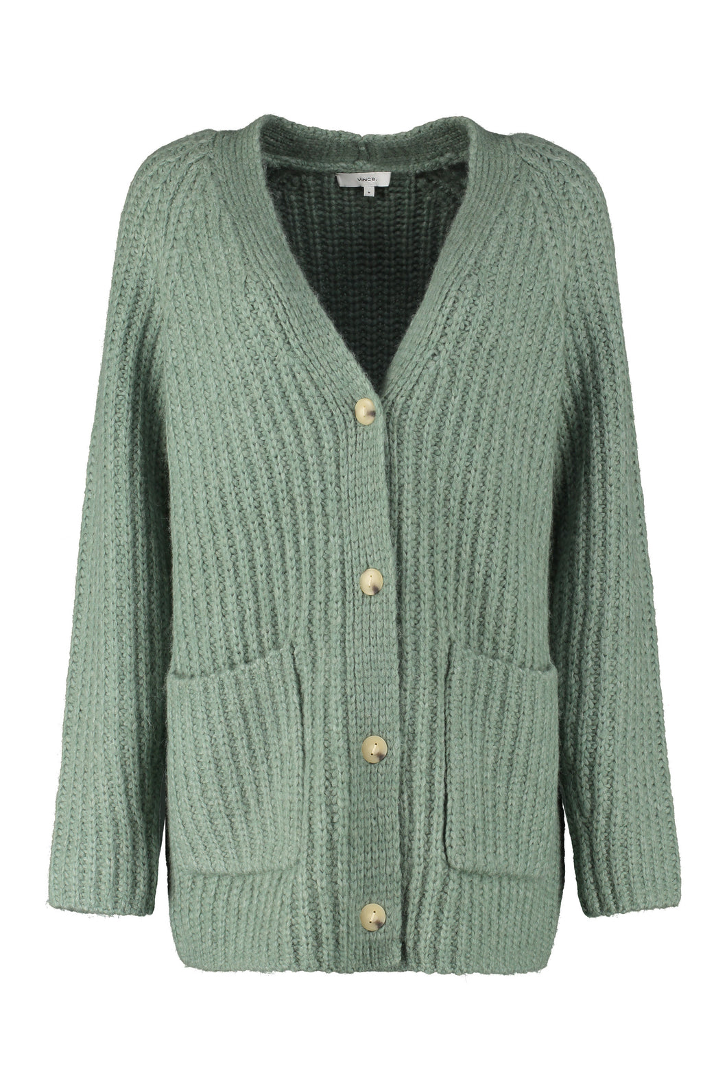 Ribbed-knit cardigan