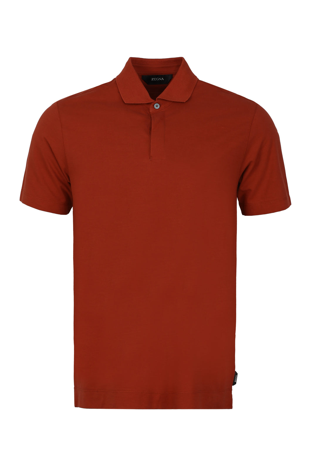 Short sleeve cotton polo shirt