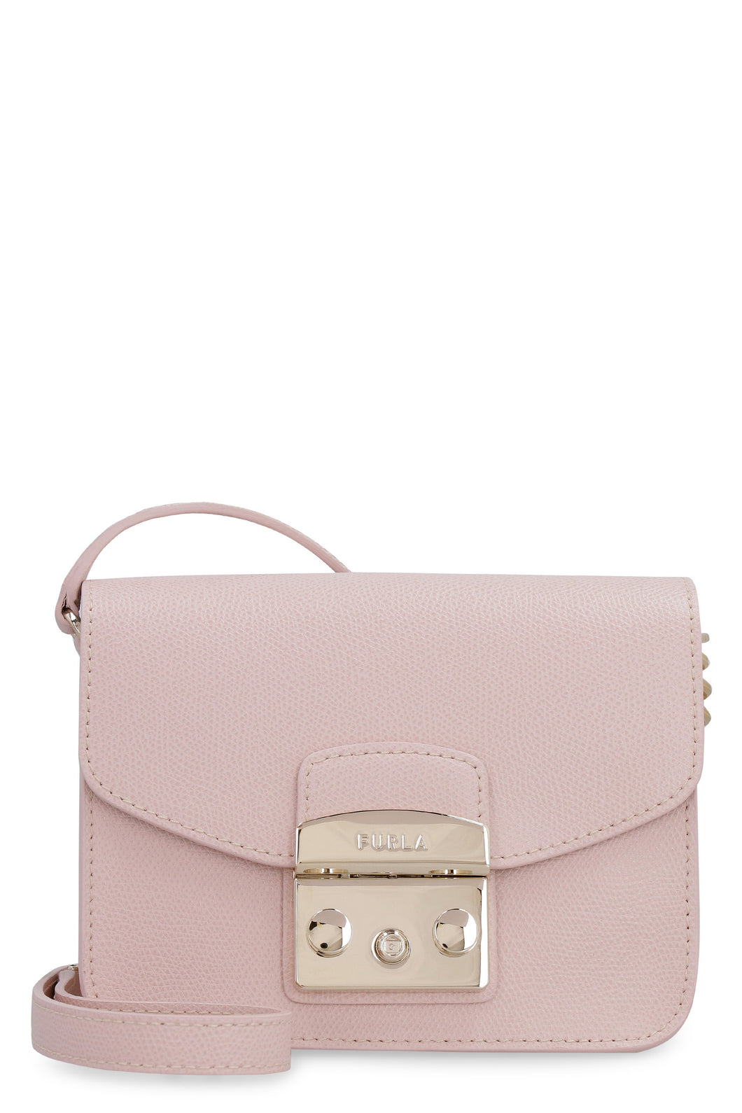 Metropolis leather mini crossbody bag
