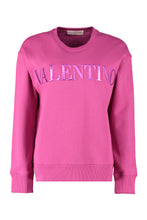 Carica l&#39;immagine nel visualizzatore di Gallery, Logo detail cotton sweatshirt
