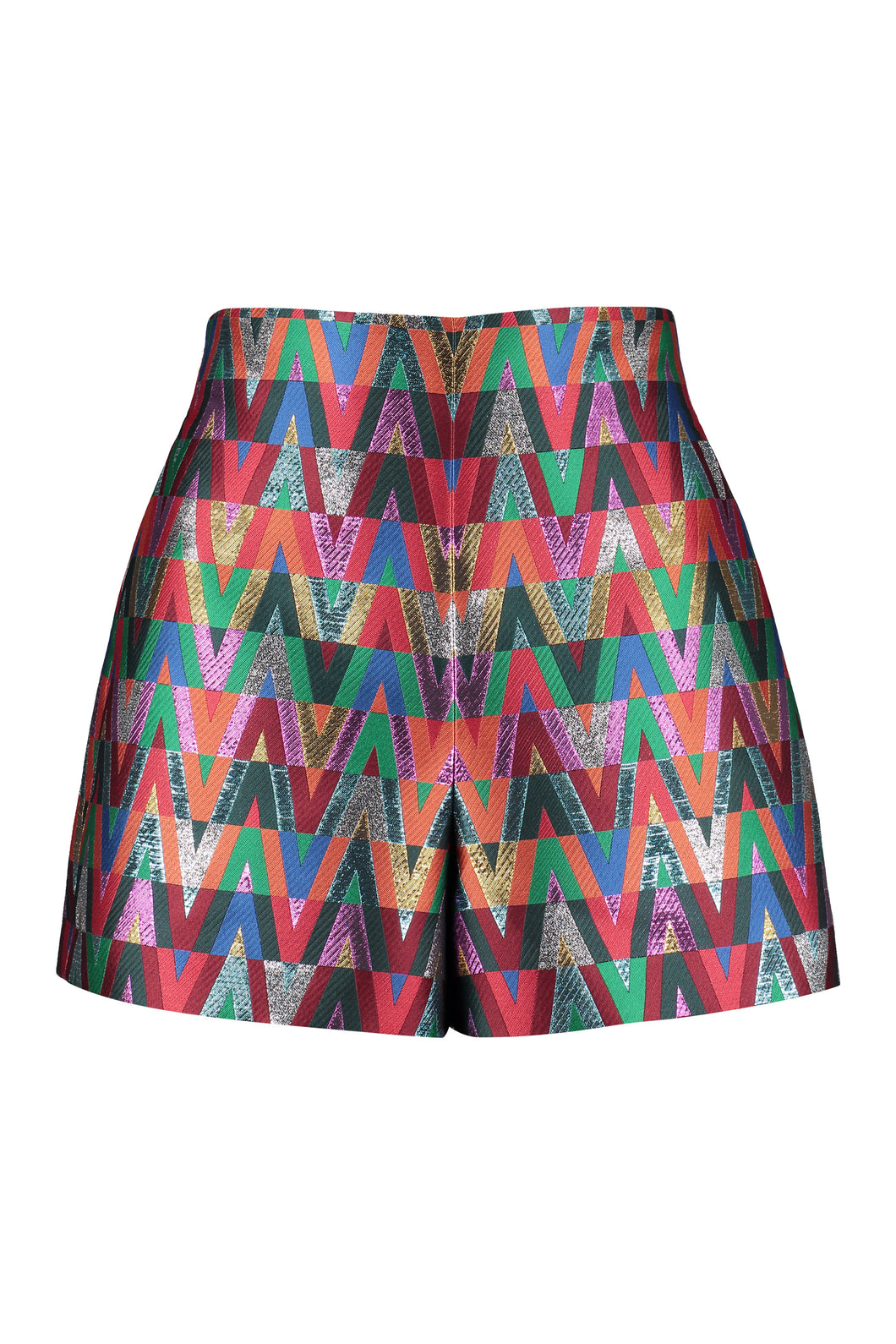 Multicolor lurex shorts