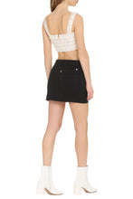Carica l&#39;immagine nel visualizzatore di Gallery, Lurex tweed cropped top
