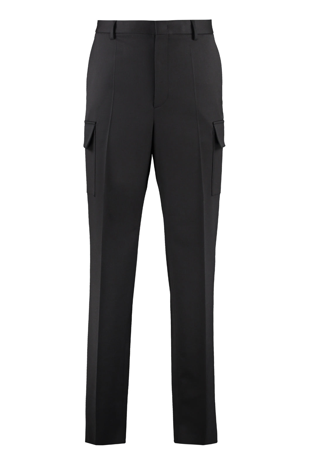 Wool cargo trousers