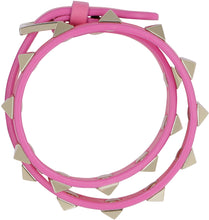 Carica l&#39;immagine nel visualizzatore di Gallery, Valentino Garavani - Rockstud leather bracelet
